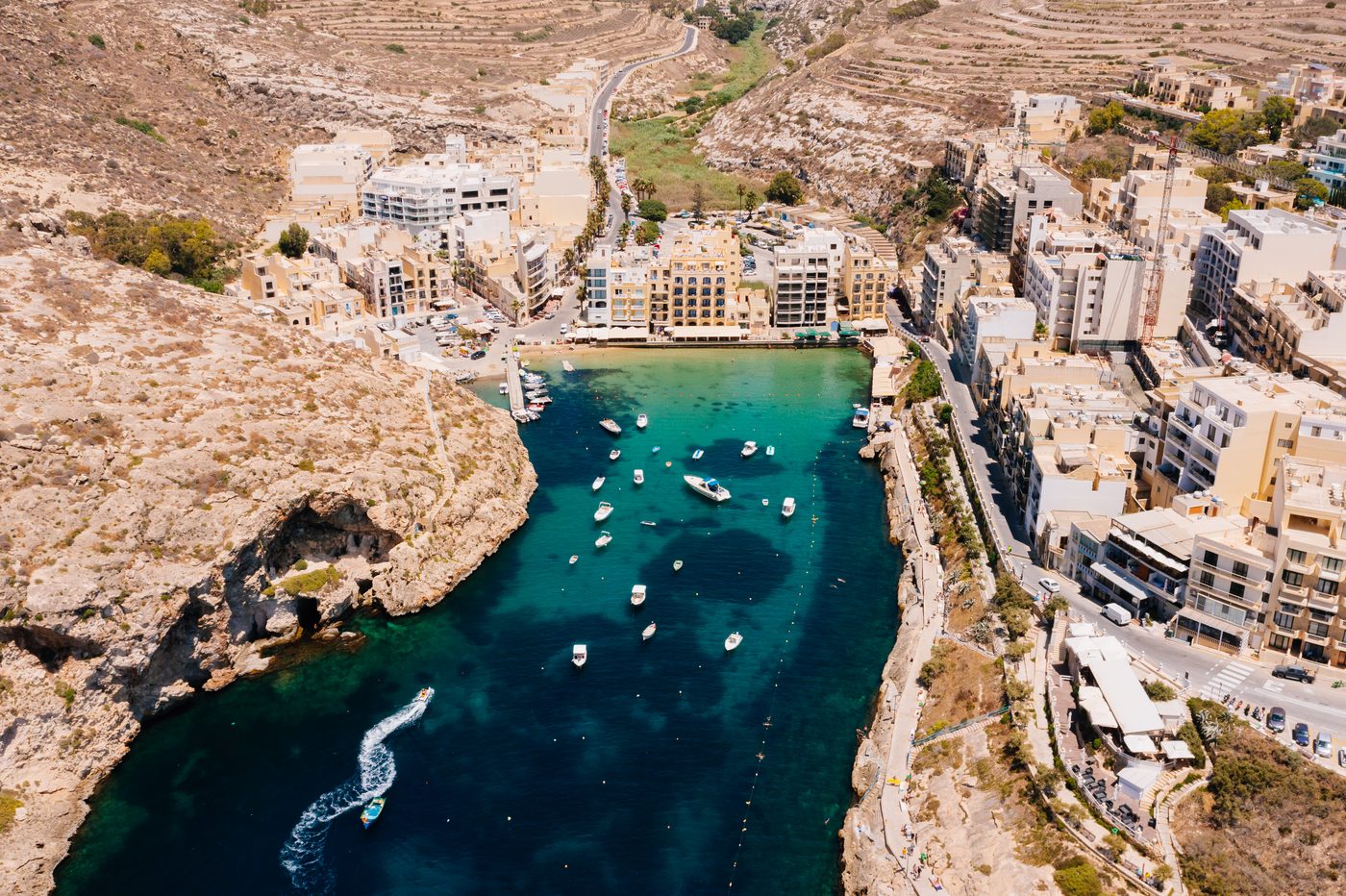 Bucht von Xlendi auf Gozo
