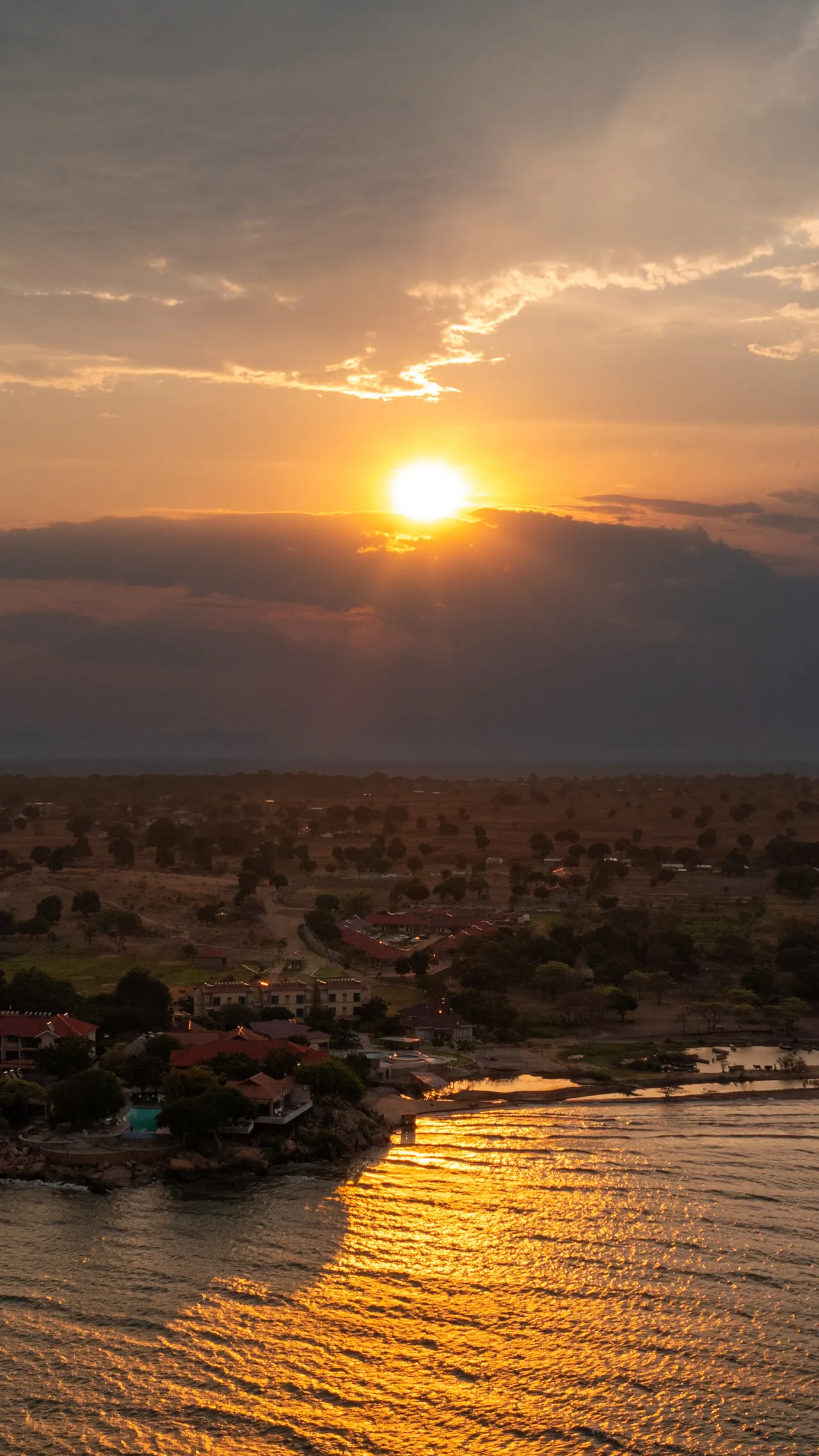 Malawi – Sonnenuntergang über dem Lake Malawi