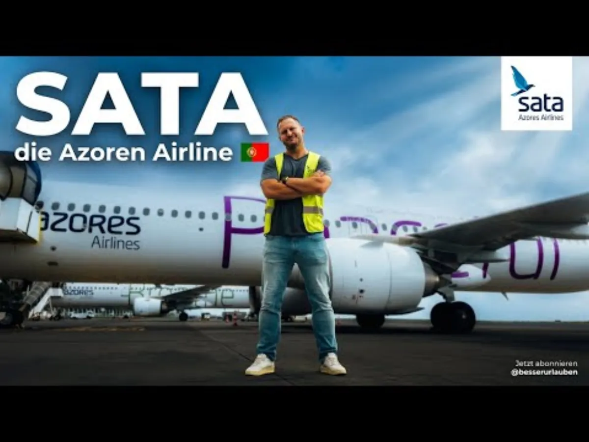 Video: Frankfurt to Ponta Delgada | SATA Airlines Trip Report