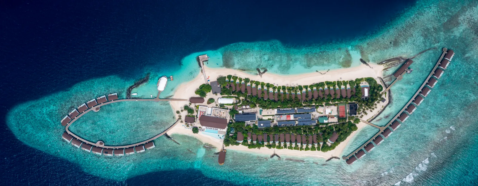 Panorama des Westin Maldives Miriandhoo Resort